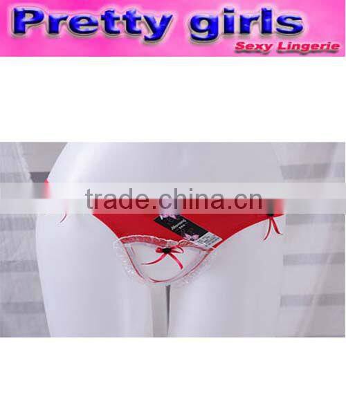 lace front open thong