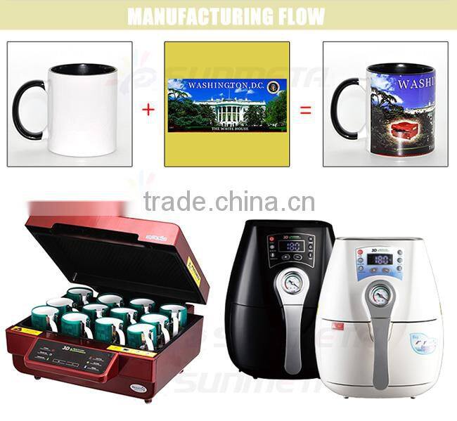 Sunmeta cheap high quality 11oz sublimation coated color coffee mug(SKB-06)