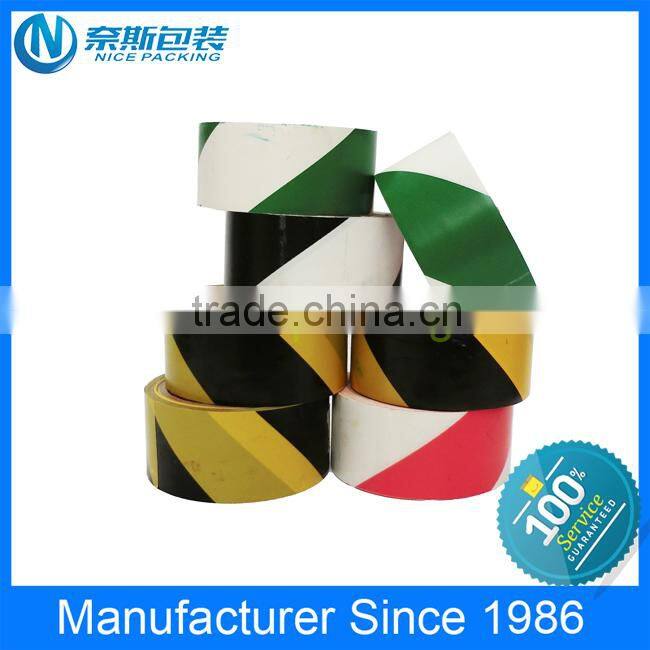 Floor Warning Use Self Adhesive Black Yellow Hazard Warning Floor Tape