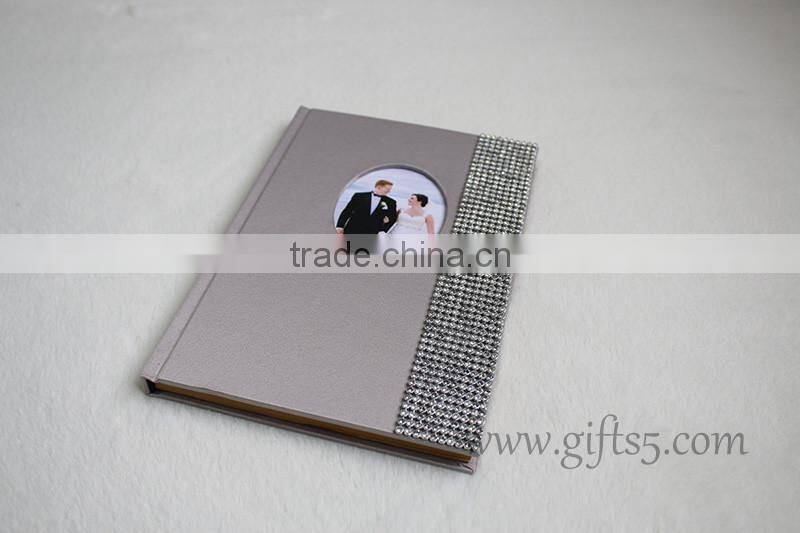 New design Bling Wedding guest book bridal shower guest book