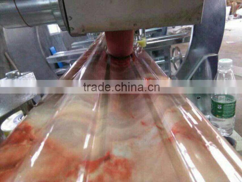 plastic artificial marble decking profile machine