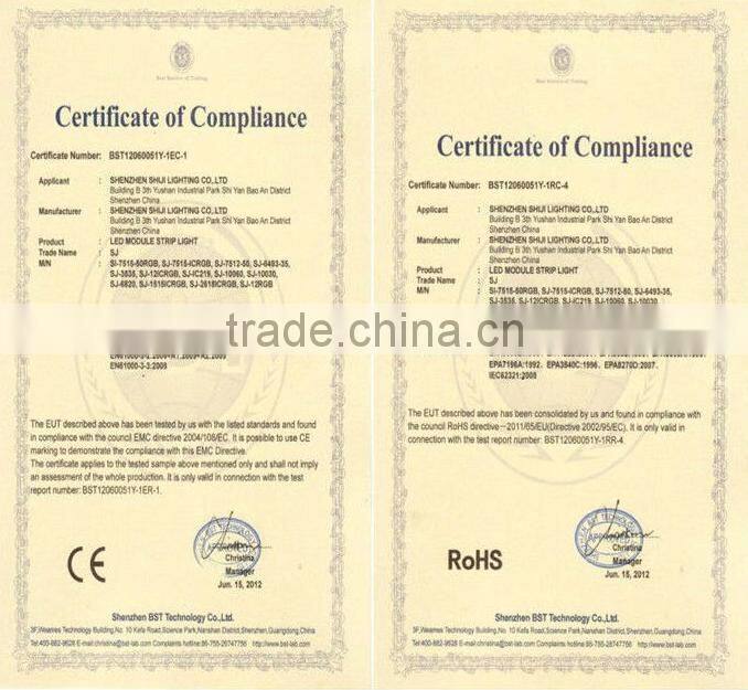 Good news !5050 highlight ws2801 digital led backlight module for signboard