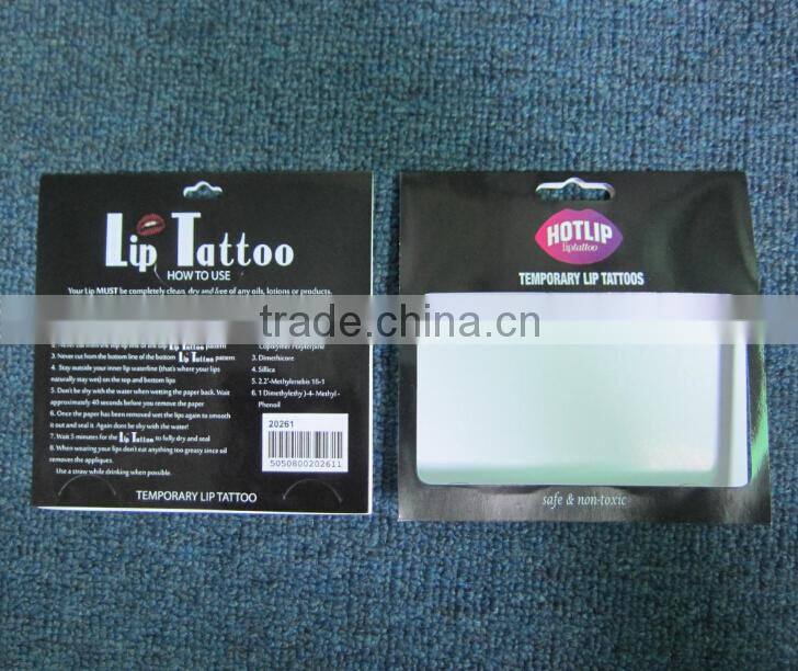 high quality glossy paper header cards from China