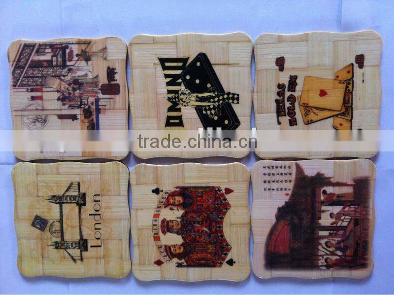 Squrare Bamboo Coaster