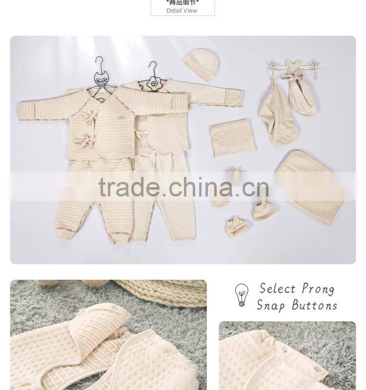 100% cotton nine pieces sets of baby Clothing Sets gift box for newborn around years