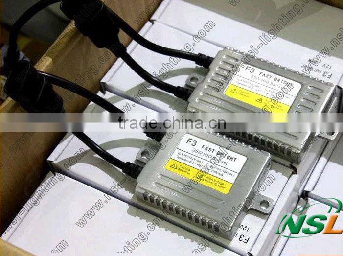 FASTER THAN OEM BALLAST, HOT F3 FAST BRIGHT AC 35W DIGITAL HID XENON BALLAST, BRIGHT IN ONE SECOND
