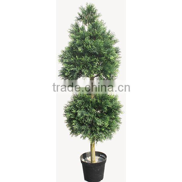 plastic cypress tree