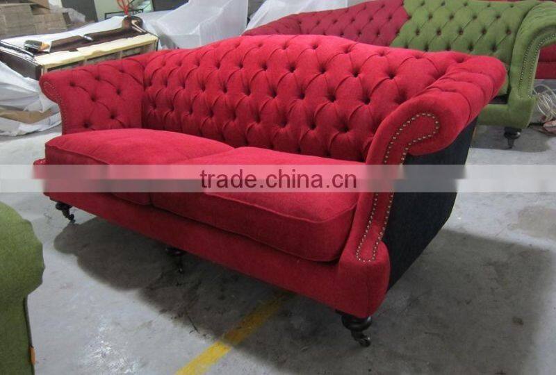 Elegant design country style fabric sofa furniture
