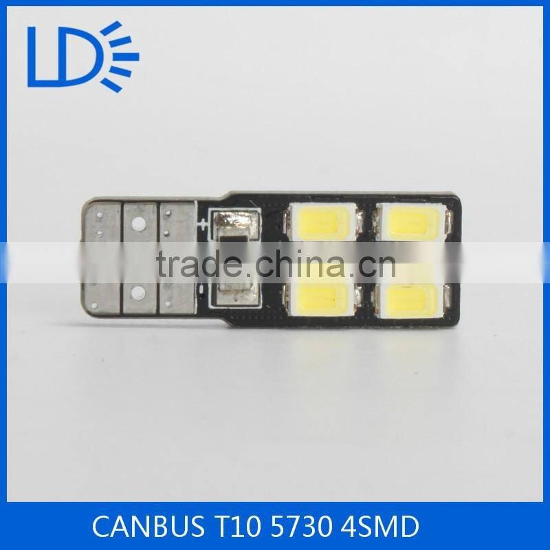 Cheap car lighting bulbs canbus 2W 5730 4smd t10 led lights
