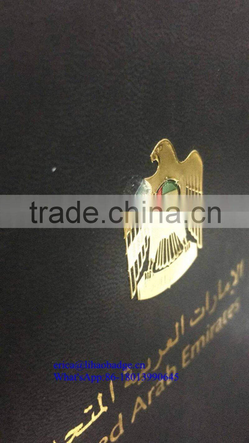 silver electroforming metal nickel foil sticker,thin metal logo sticker