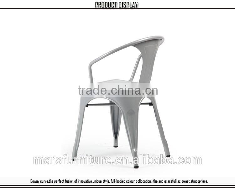 Modern design kitchen cheap cafe chair metal