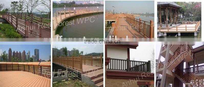 outdoor bamboo plastic composite handrail