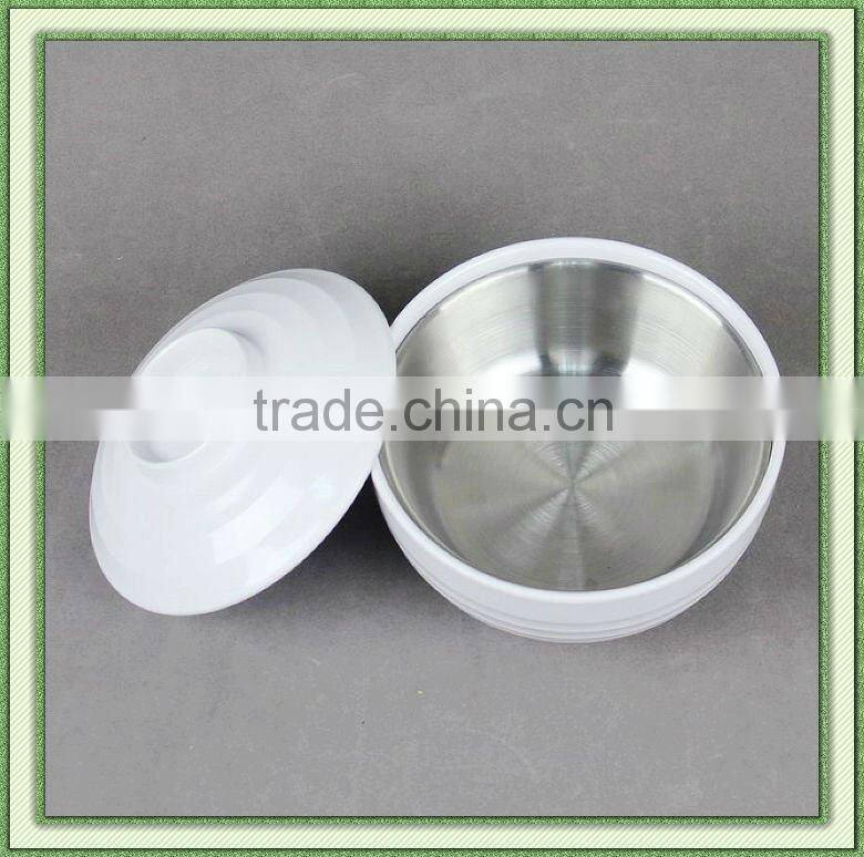 melamine cover bowls and stainless steel inner bowl