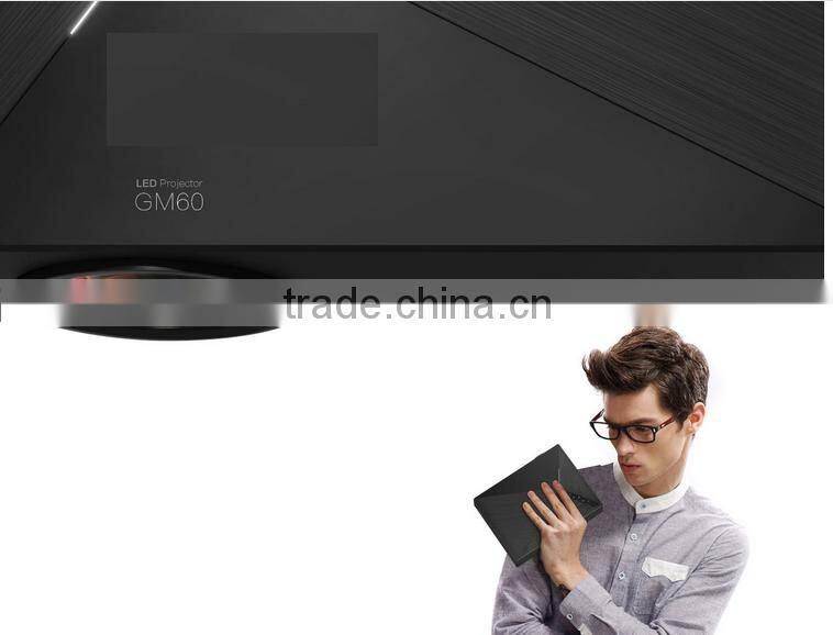 2016 hottest cheap 1000lumens pockect HDMI VGA USB 1080P mini projector GM60