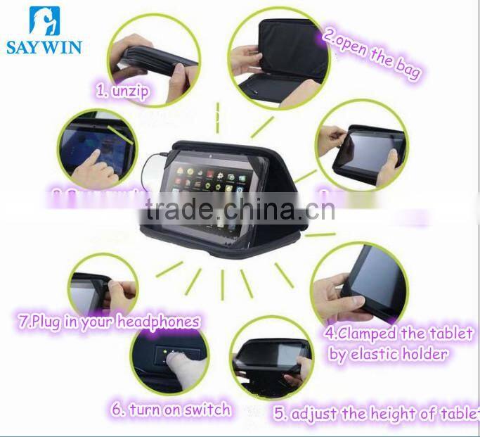 2015 new tablet speaker with bag for ipad/ cell phone