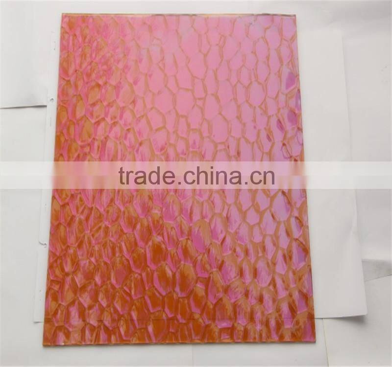 4mm patterned mirror/figured mirror for decoration