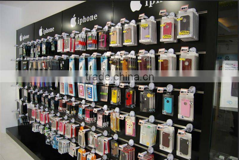 Plastic Security Locking Hooks for slatwall/pegboard in retail shop