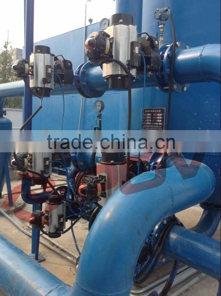 big size flange exhaust butterfly valve