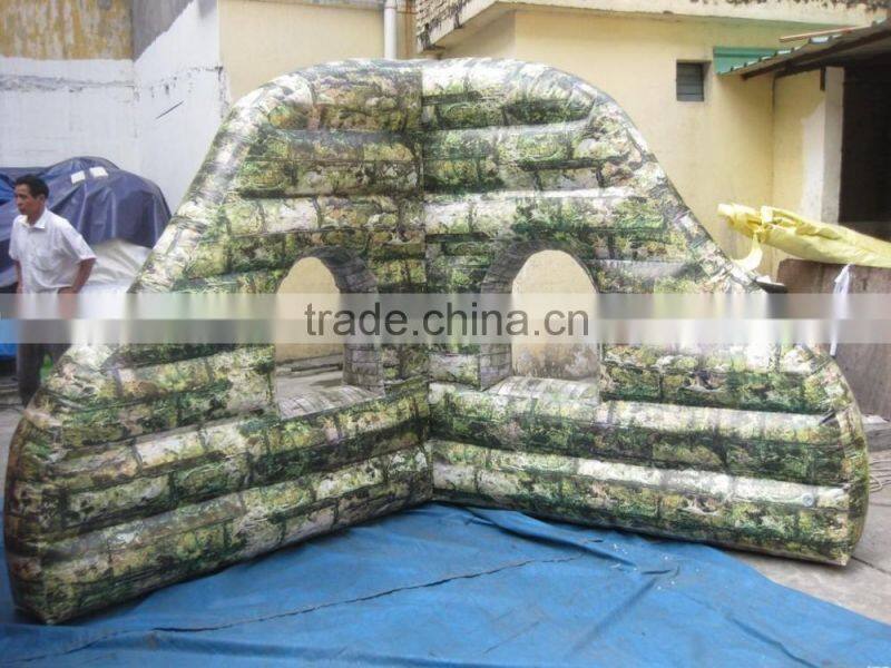 lilytoys 2015 good quality broken wall inflatable paintball wall for sale
