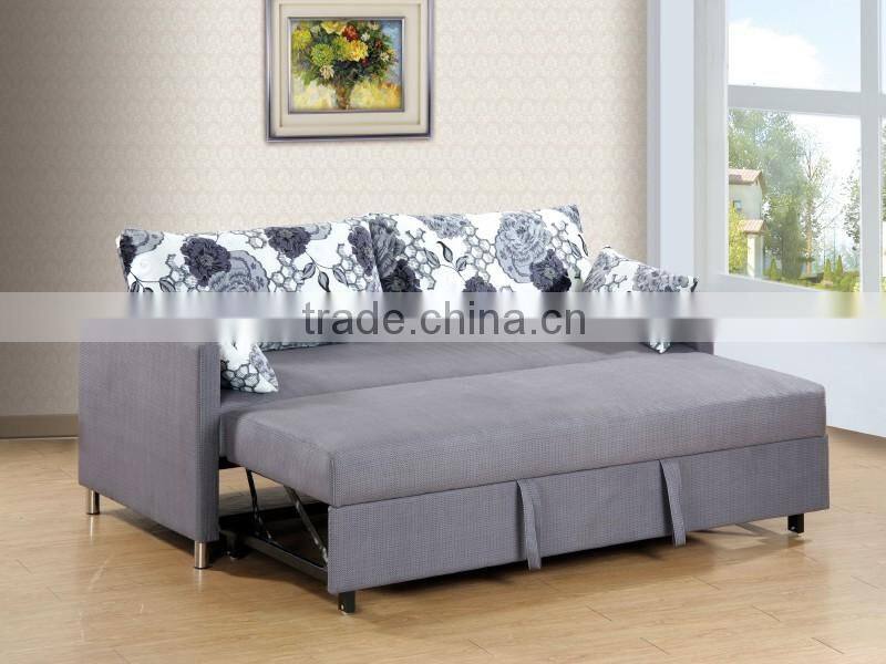 Fabric sofa bed furniture with fashion design sofabed