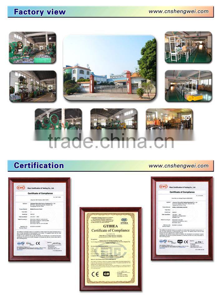 Freestanding electric kerosene fan heater