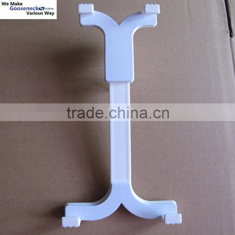 White color Metal gooseneck Tablet Holder