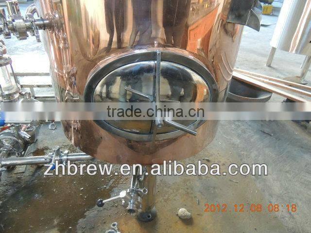 200l brew kettle red copper brew kettle CE