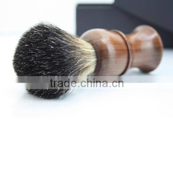 Beautiful wood best badger hair knot shave brush with stand, handcrafted men grooming shaving brush