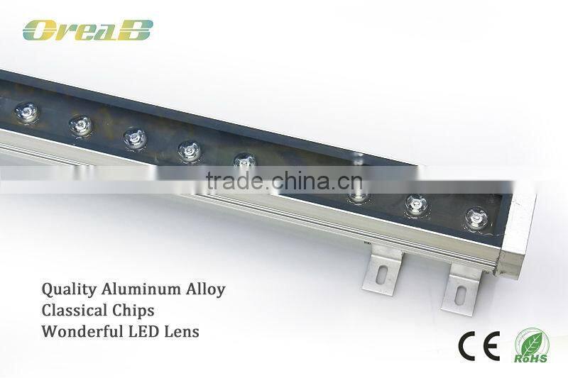 Outdoor epistar 110lm/w wireless dmx led wall washer light