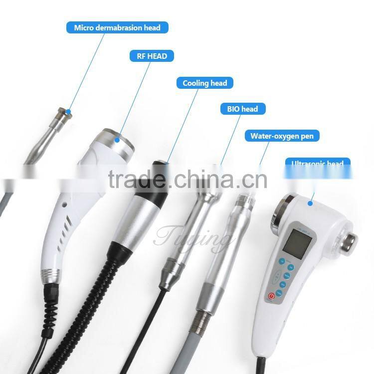 Water dermabrasion machine equipment with Water-oxygen pen &BIO head
