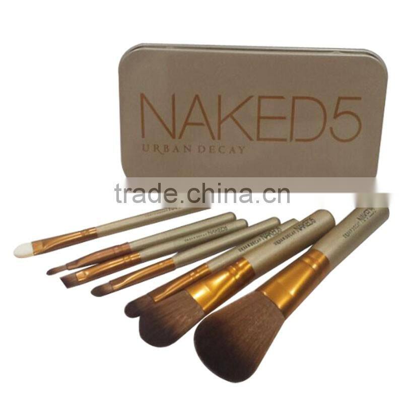 Long lasting naked make up brush set make-up cosmet makeup brushes wholesale