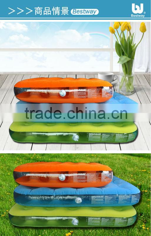 Bestway67387 color transparent flock mattress for sale