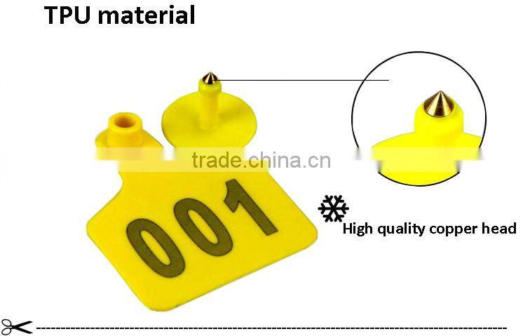 Laser Cow Ear Tag Plastic Ear Tags For Cattle