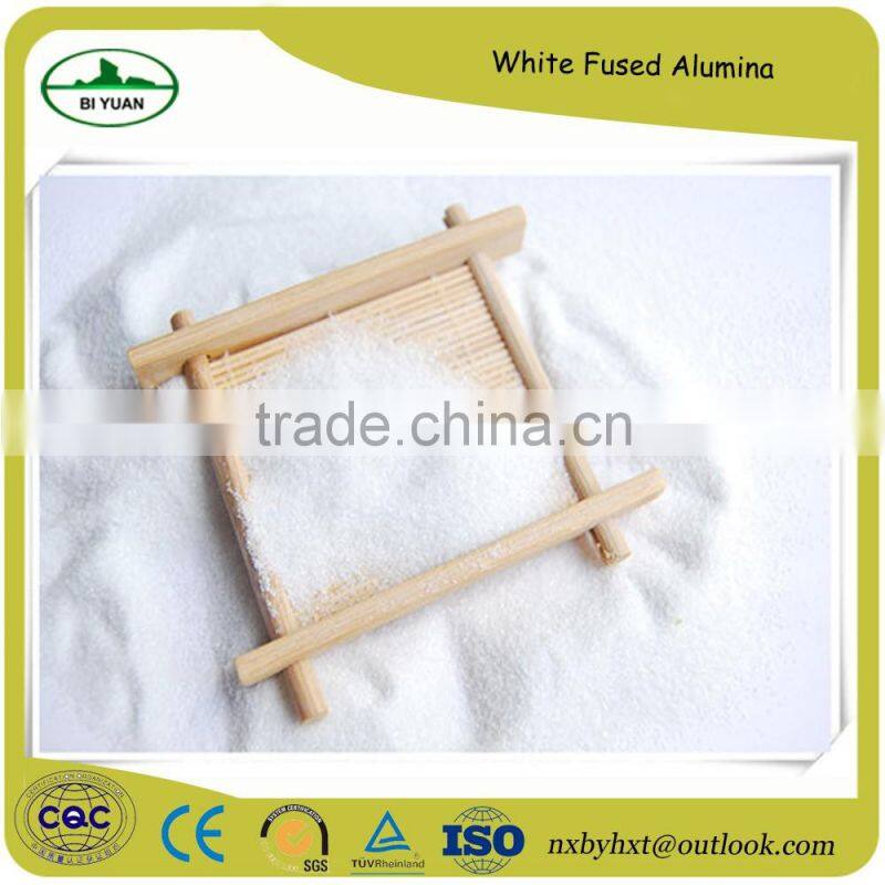 Sand blasting material white fused alumina/aluminum oxide in China