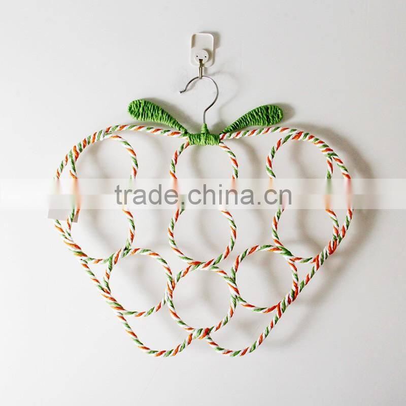 2016 NEW Style Apple-shaped circle made of paper 9 scarves scarf hanger racks for women scarf holder
