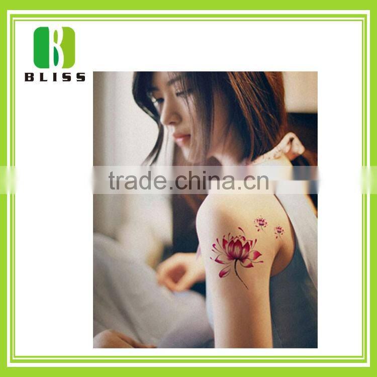 Custom body temporary gold silver tattoo thermal copier skin safe temporary tattoo machine