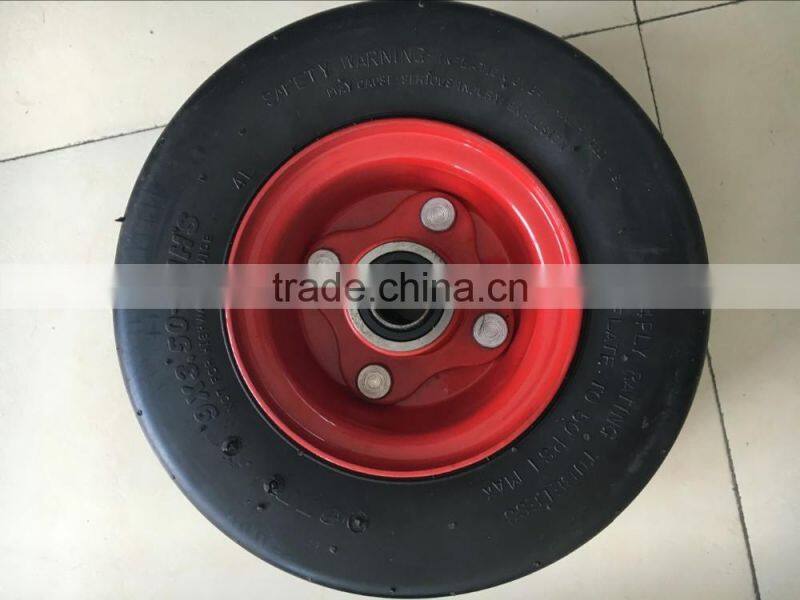 High Quality Pneumatic Wheel 9X350-4 for garden tools