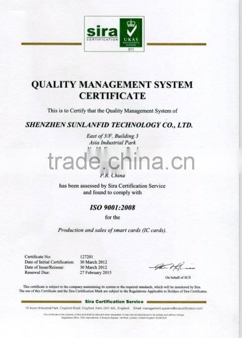 SPA Visual rewritable card with thermal printing