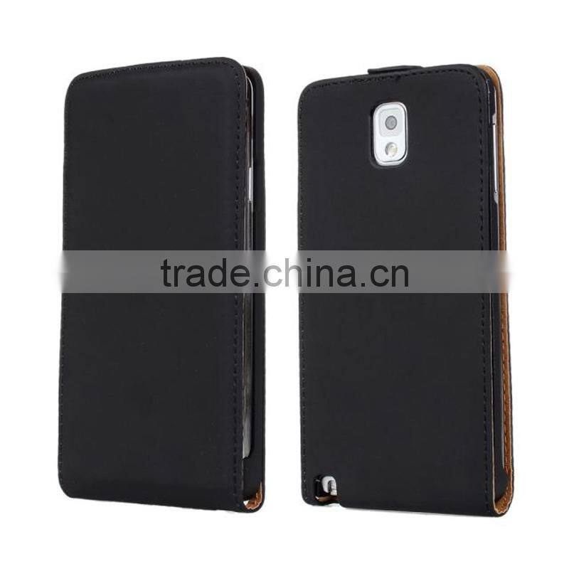 leather flip mobile phone case For samsung galaxy note3 N9000 PU with stand