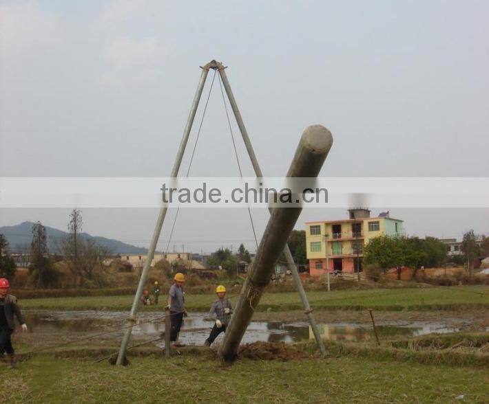 Aluminum Round Pipe Gin Pole