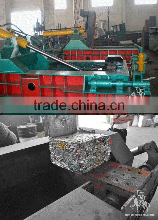 New strong Hydraulic Metal scrap Compactor machine with high output