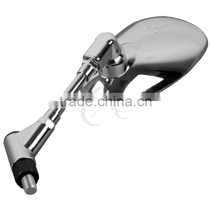 10mm Chrome View Mirrors For Kawasaki VN 2000 Vulcan VN1600 VN1500 VN900 VN800