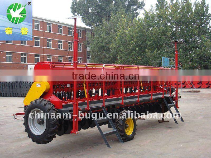 36 row hydraulic system double disc seed planting machine