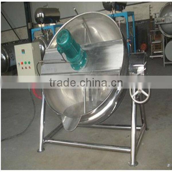 Electricity jacket boiler with mixer