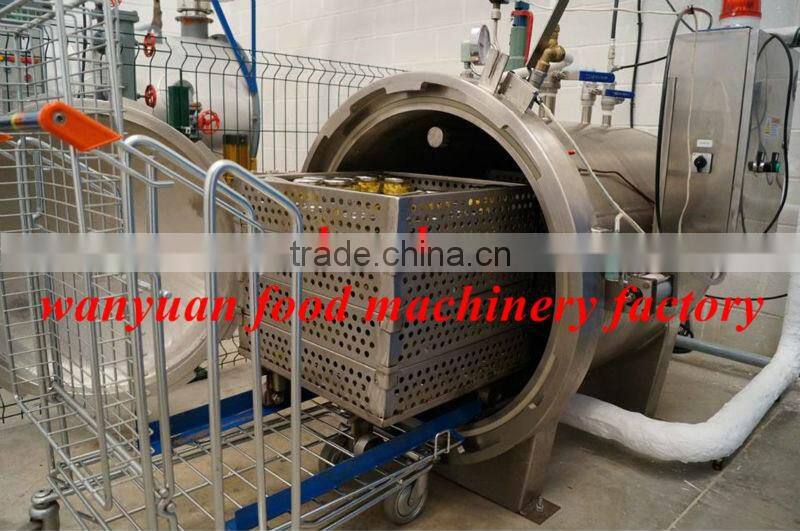 water spray sterilizer retort for glass jars