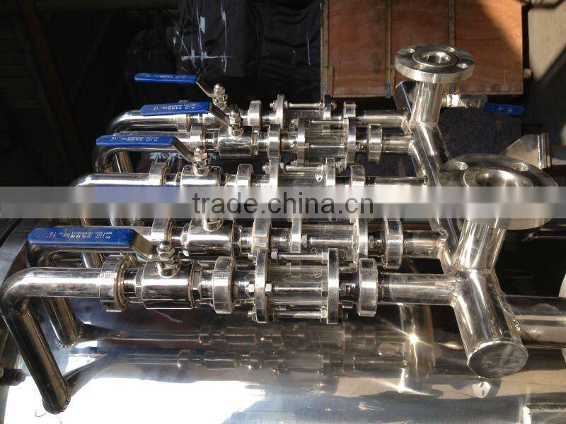Manufacturers high quality mirror polished tubular large capacity chemical reactor