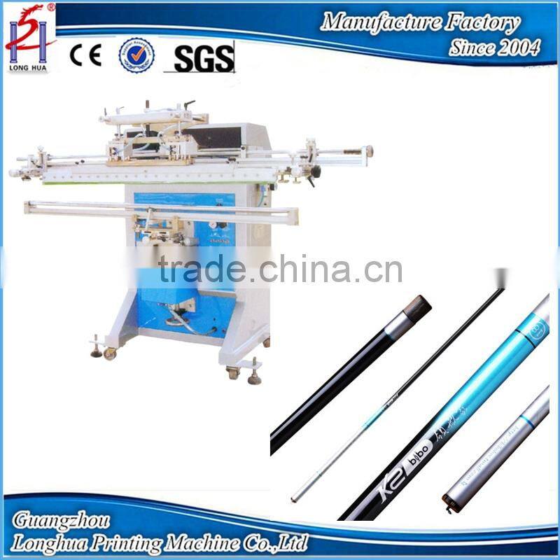Guangzhou Printing Machine Multi-functional Semi Automatic Tube Cylinder Fishing Rods Golf Cue Pipe Screen Printing Machine