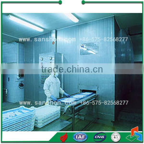 Advanced Sanshon SSF Vegetable, Fruit, Seafood, Prepared Food Spiral Freezing Machine