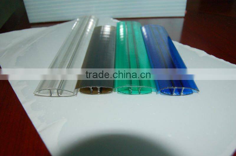 Polycarbonate sheet H profile&U profile connector