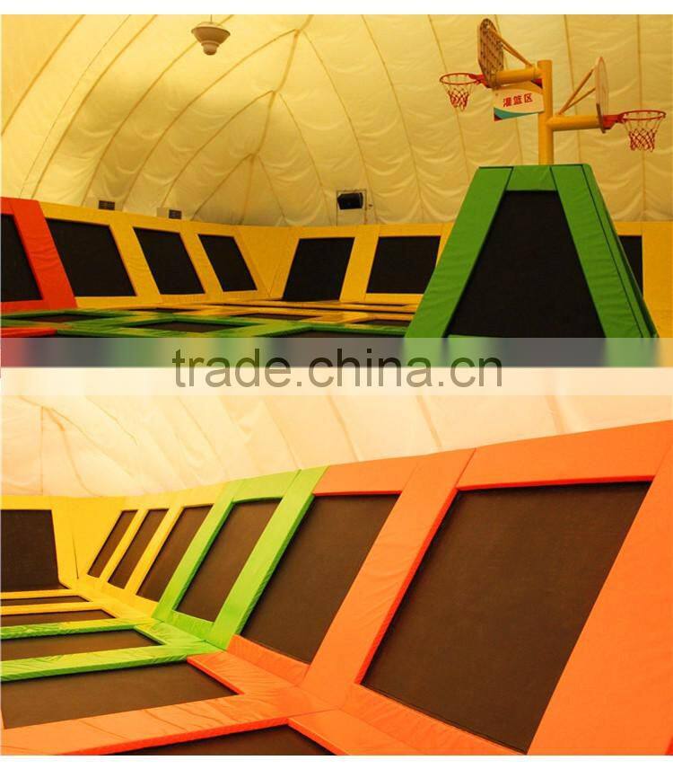 High quality large size indoor trampline park colorful foam cube, foam pit